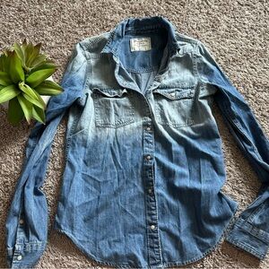 Light Blue/Denim Button Up